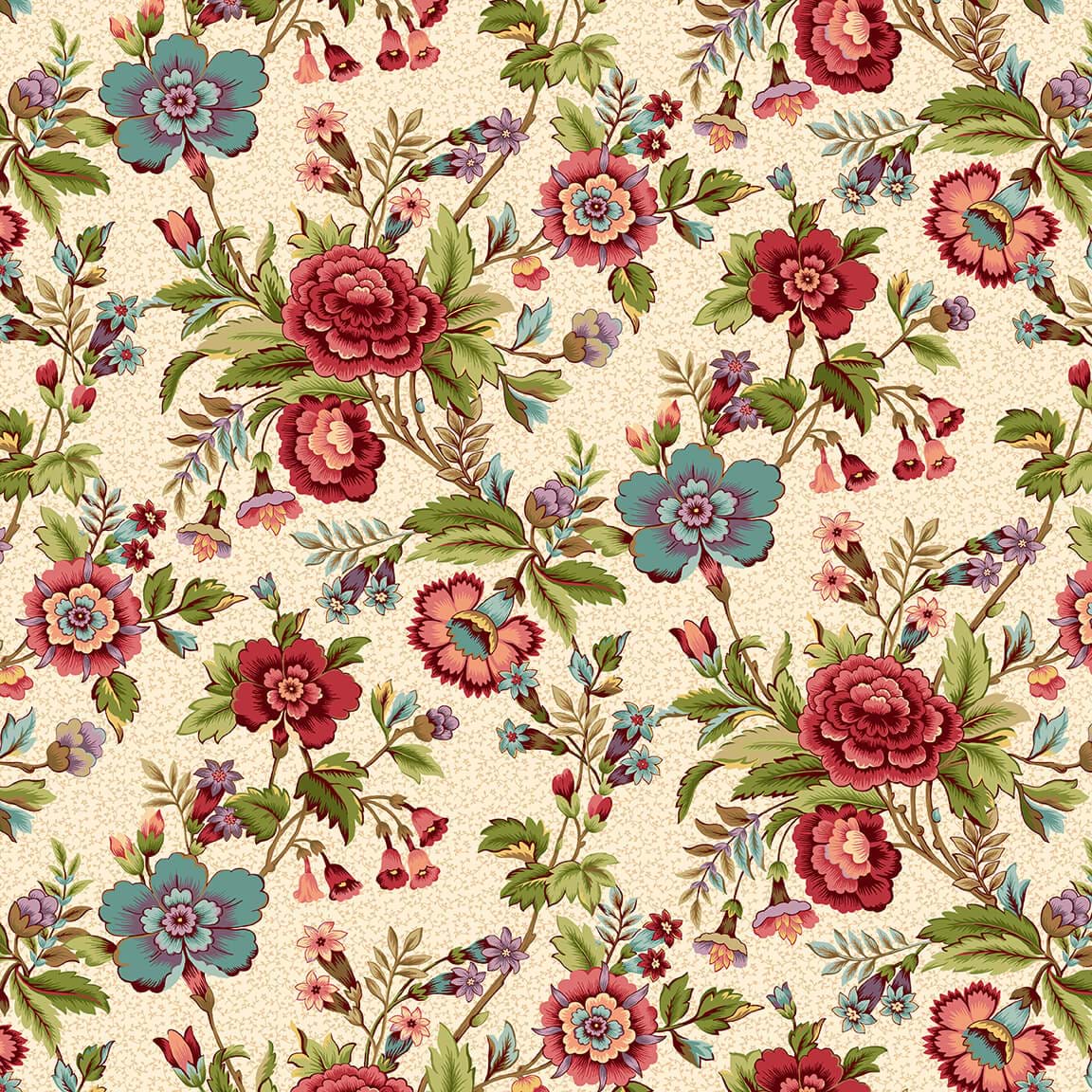 Tarrytown Main Floral - Cream