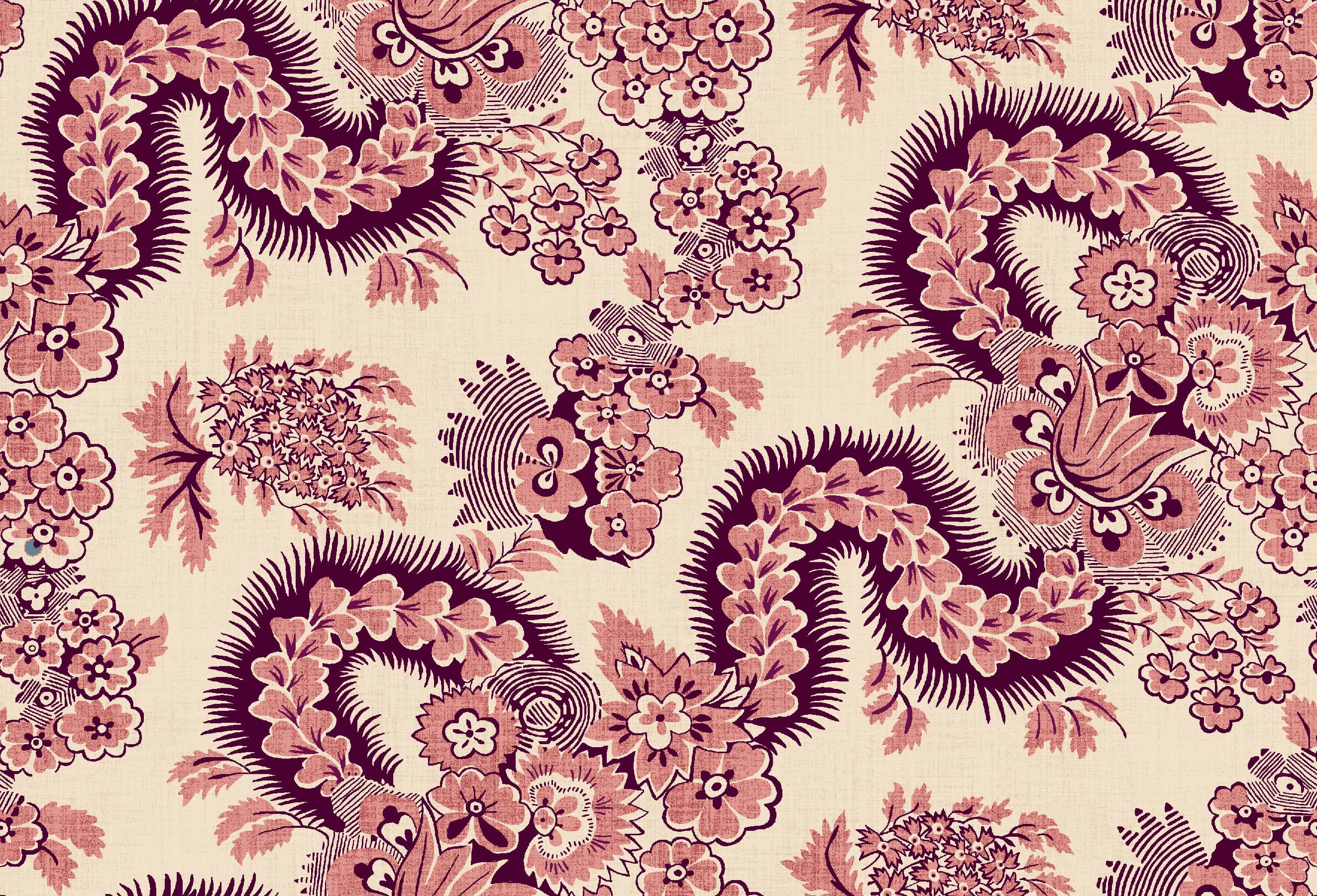 Mariakerke Diagonal Serpentine Floral