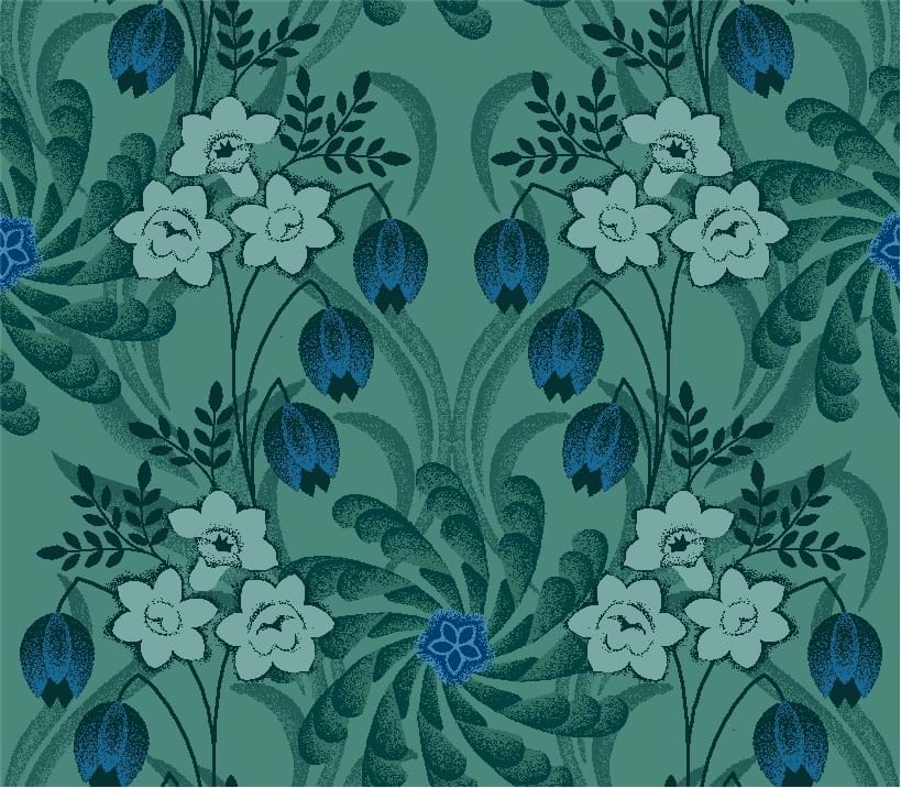 Philomena Lilies and Medallions